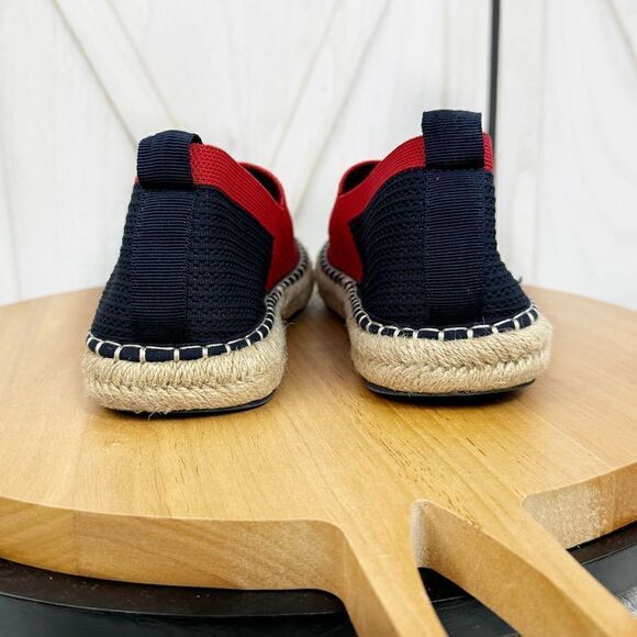 Zara Colorblock Mesh Espadrille Loafer Shoes Red Blue Mens 6‎ EU 39 main image 7
